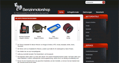 Desktop Screenshot of benzinmotorshop.de